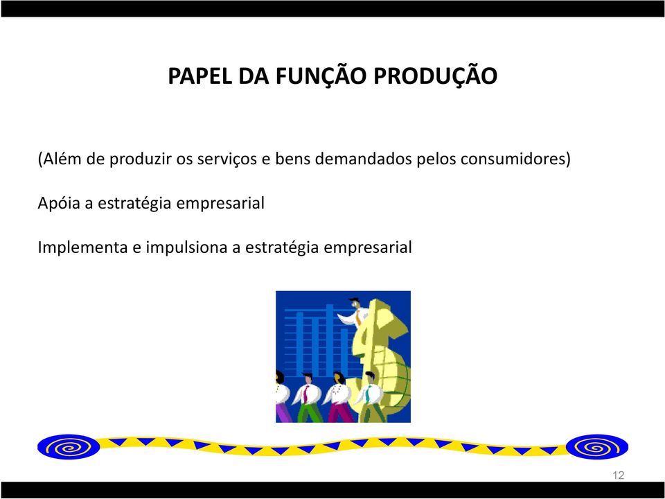 consumidores) Apóia a estratégia