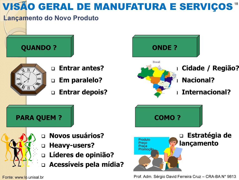 Novos usuários? Heavy-users? Líderes de opinião? Acessíveis pela mídia?