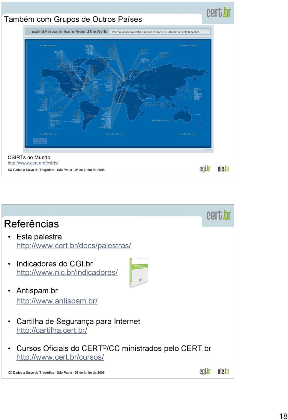 br http://www.nic.br/indicadores/ Antispam.br http://www.antispam.