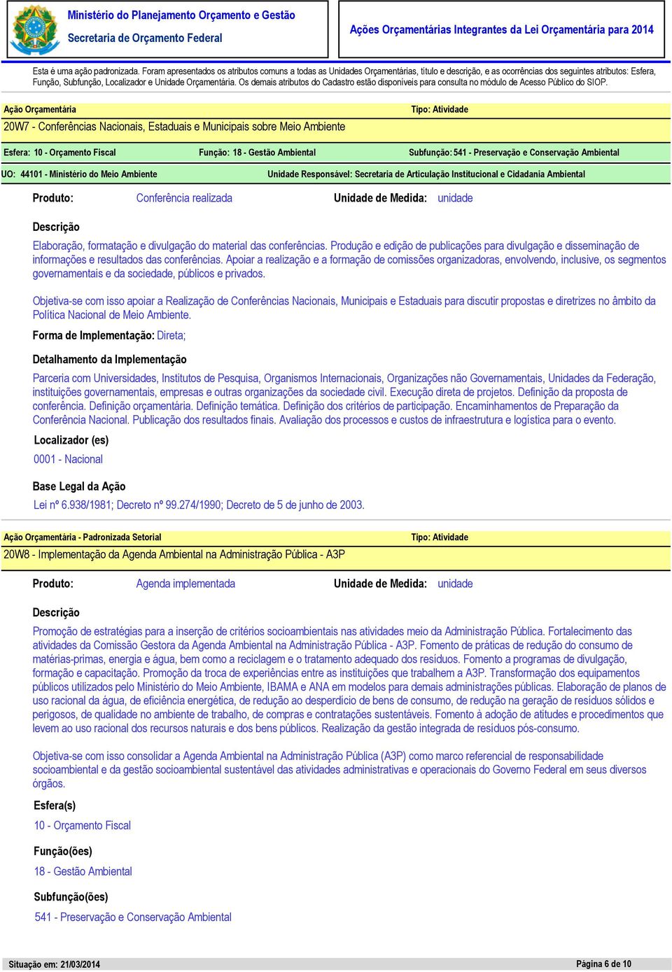 Produção e edição de publicações para divulgação e disseminação de informações e resultados das conferências.