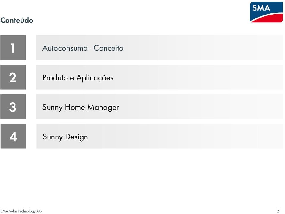 Aplicações 3 Sunny Home