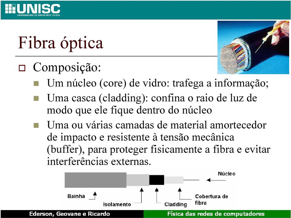 Uma ou várias camadas de material amortecedor de impacto e resistente à tensão