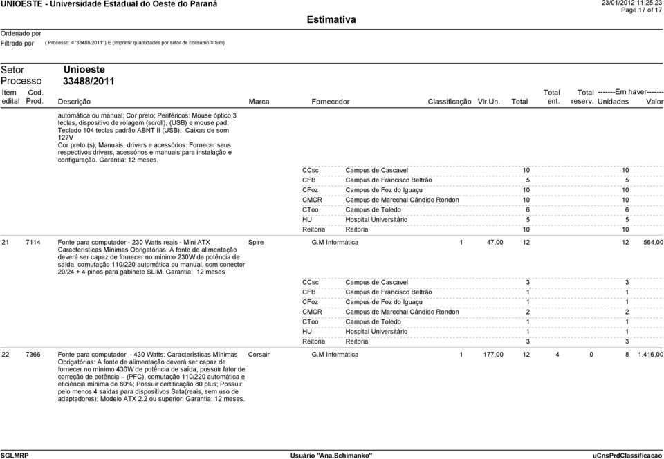 Manuais, drivers e acessórios: Fornecer seus respectivos drivers, acessórios e manuais para instalação e configuração. Garantia: 12 meses.