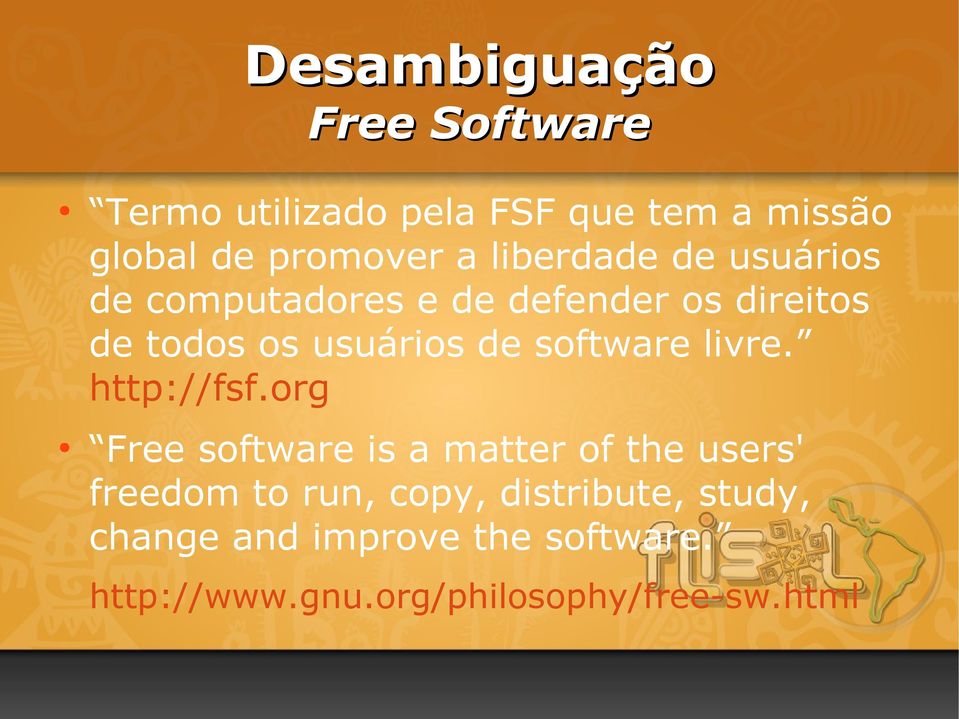 software livre. http://fsf.