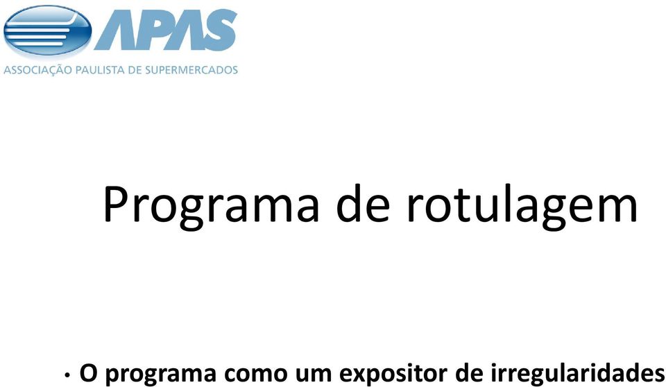 programa como um