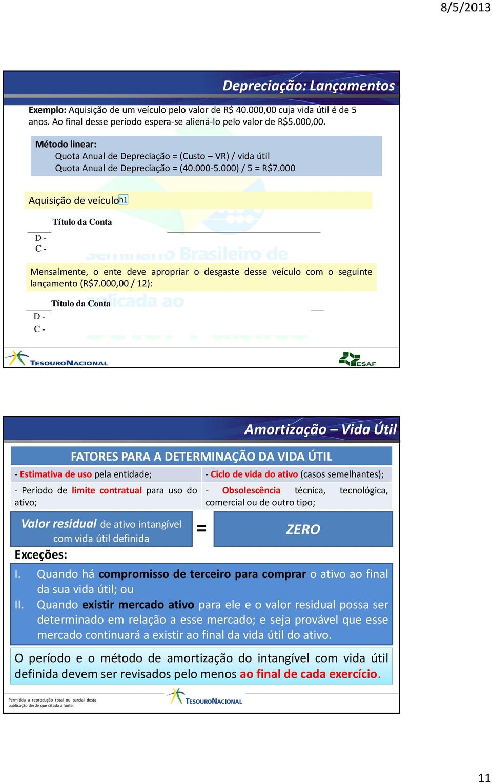 000,00 Mensalmente, o ente deve apropriar o desgaste desse veículo com o seguinte lançamento(r$7.