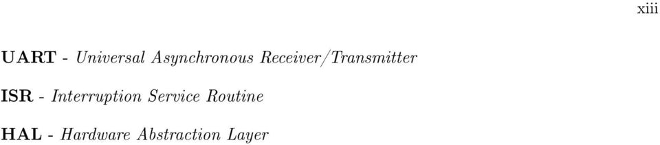 Receiver/Transmitter ISR -