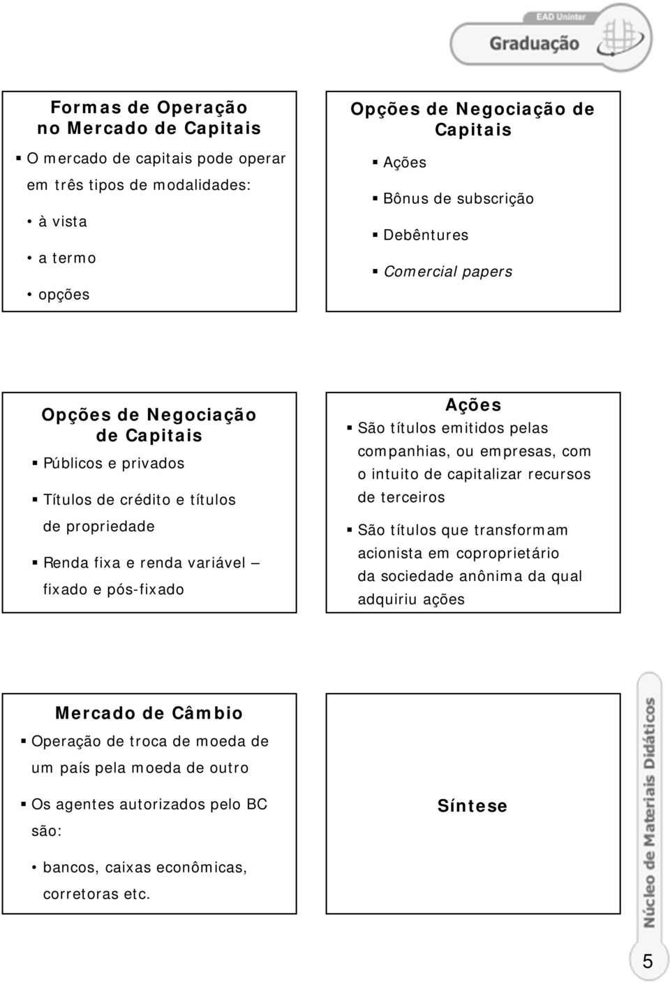 Ações São títulos emitidos pelas companhias, ou empresas, com o intuito de capitalizar recursos de terceiros São títulos que transformam acionista em coproprietário da sociedade