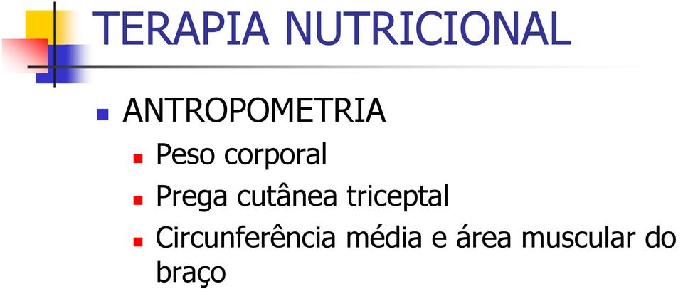 triceptal Circunferência