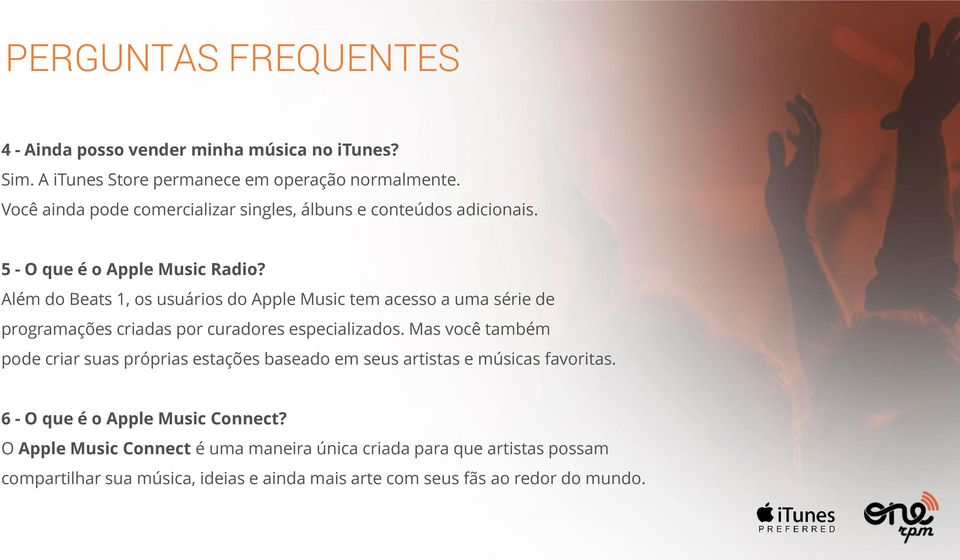 Além do Beats 1, os usuários do Apple Music tem acesso a uma série de programações criadas por curadores especializados.