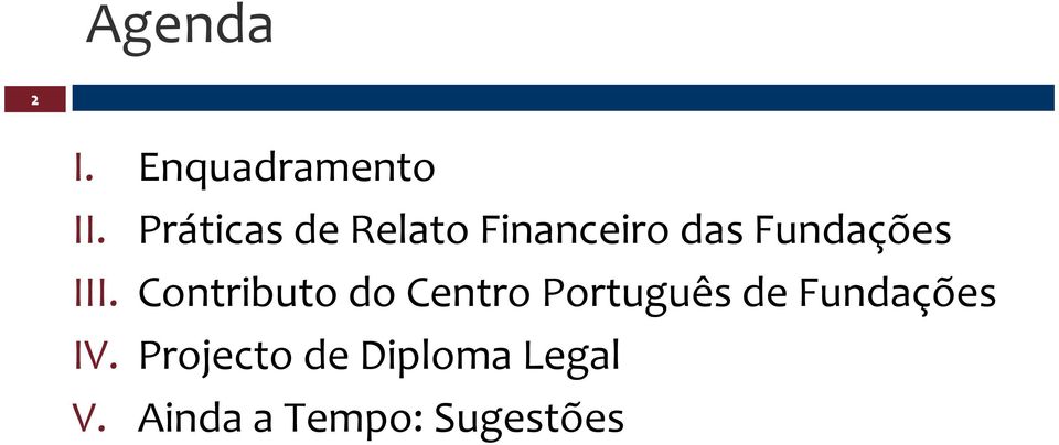 III. Contributo do Centro Português de