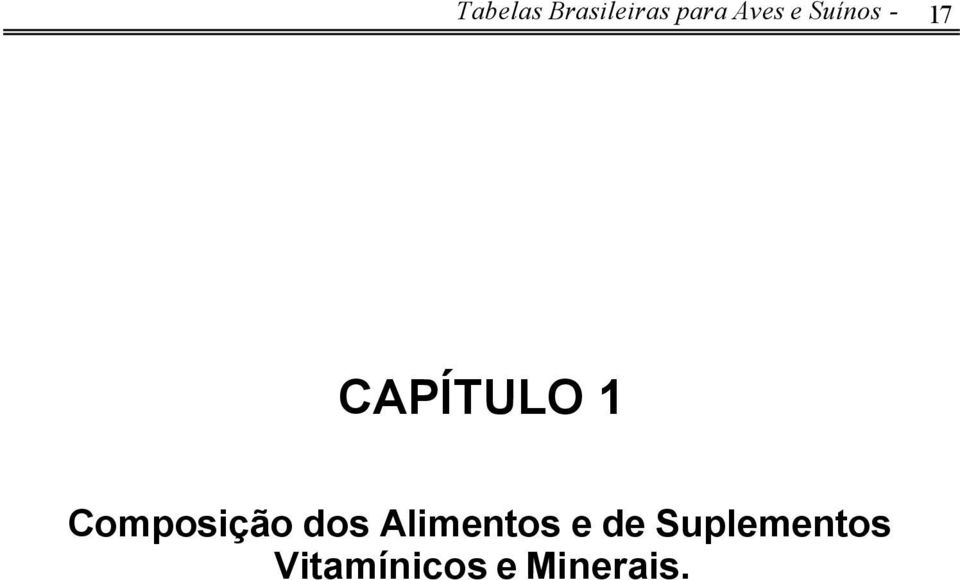 Composição dos Alimentos e de