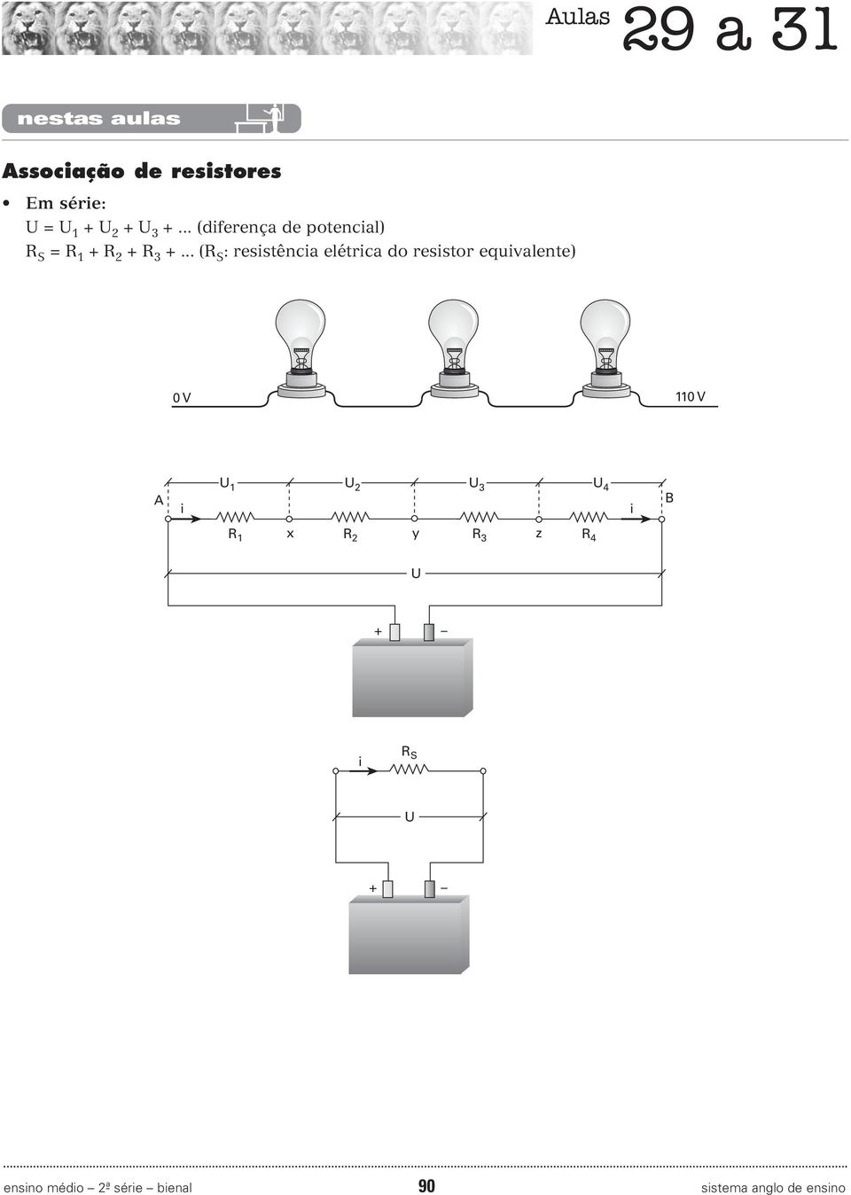 .. (R S : resstênca elétrca do resstor equvalente) 0 V 110 V