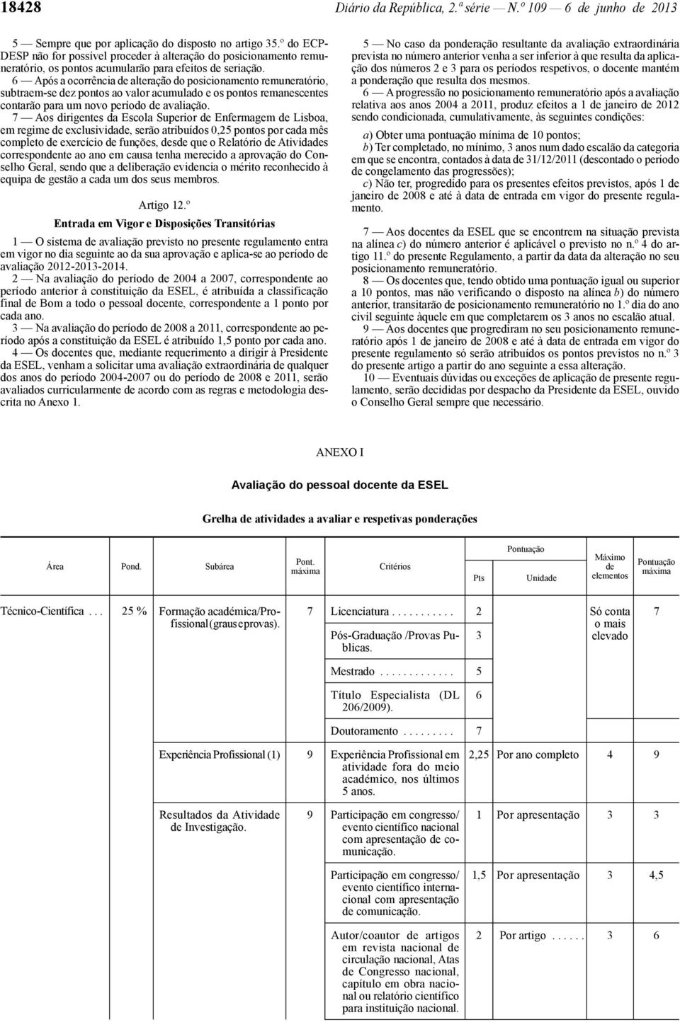 6 Após a ocorrência alteração do posicionamento remuneratório, subtraem -se z pontos ao valor acumulado e os pontos remanescentes contarão para um novo período avaliação.