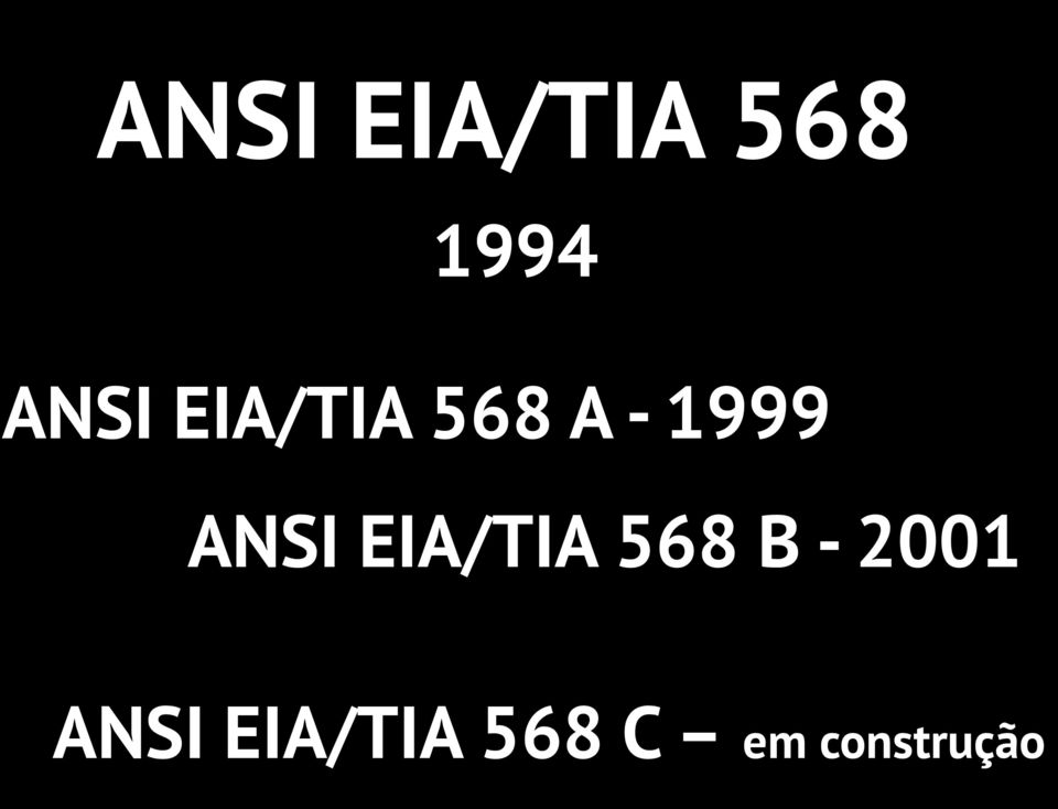 EIA/TIA 568 B - 2001 ANSI