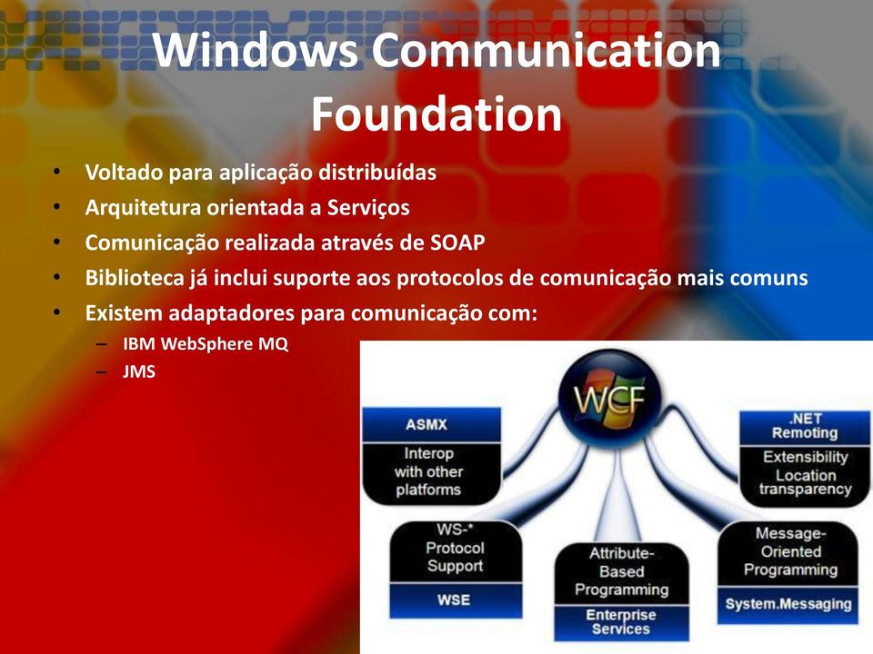 SOAP Biblioteca já inclui suporte aos protocolos de comunicação mais