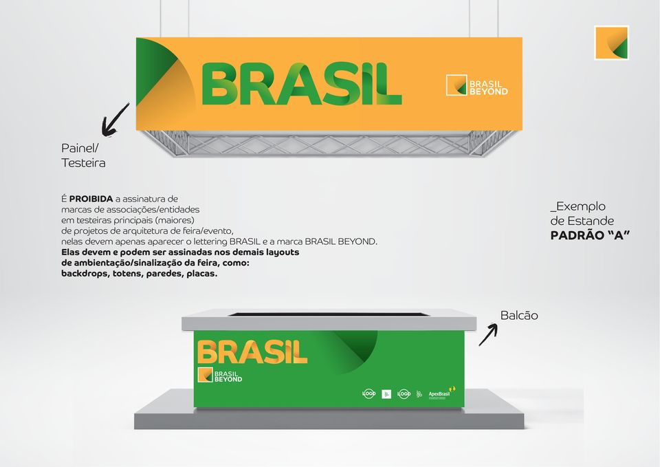 lettering BRASIL e a marca BRASIL BEYOND.