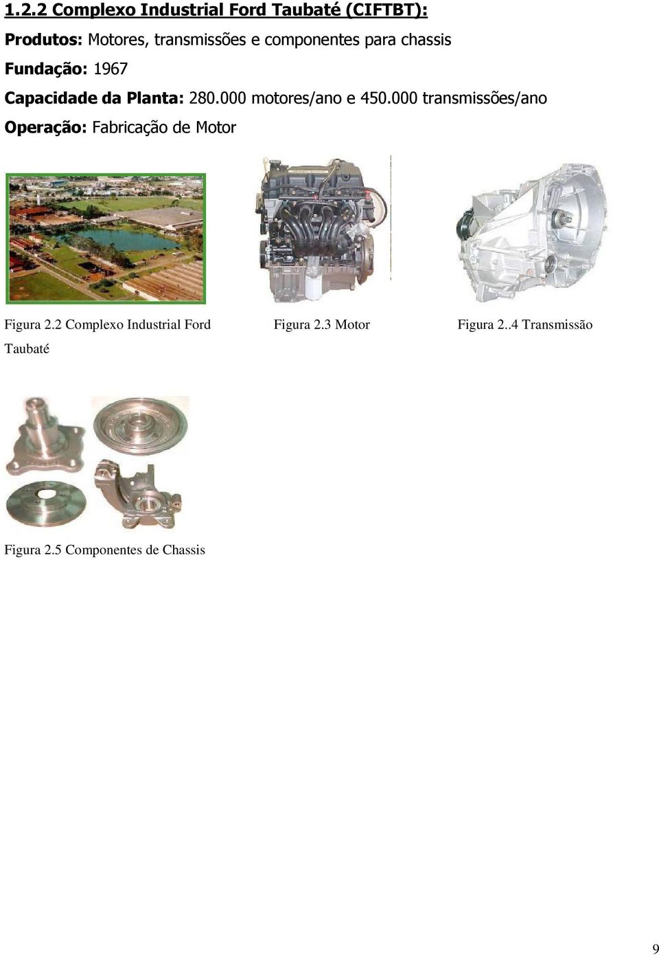 000 motores/ano e 450.000 transmissões/ano Operação: Fabricação de Motor Figura 2.