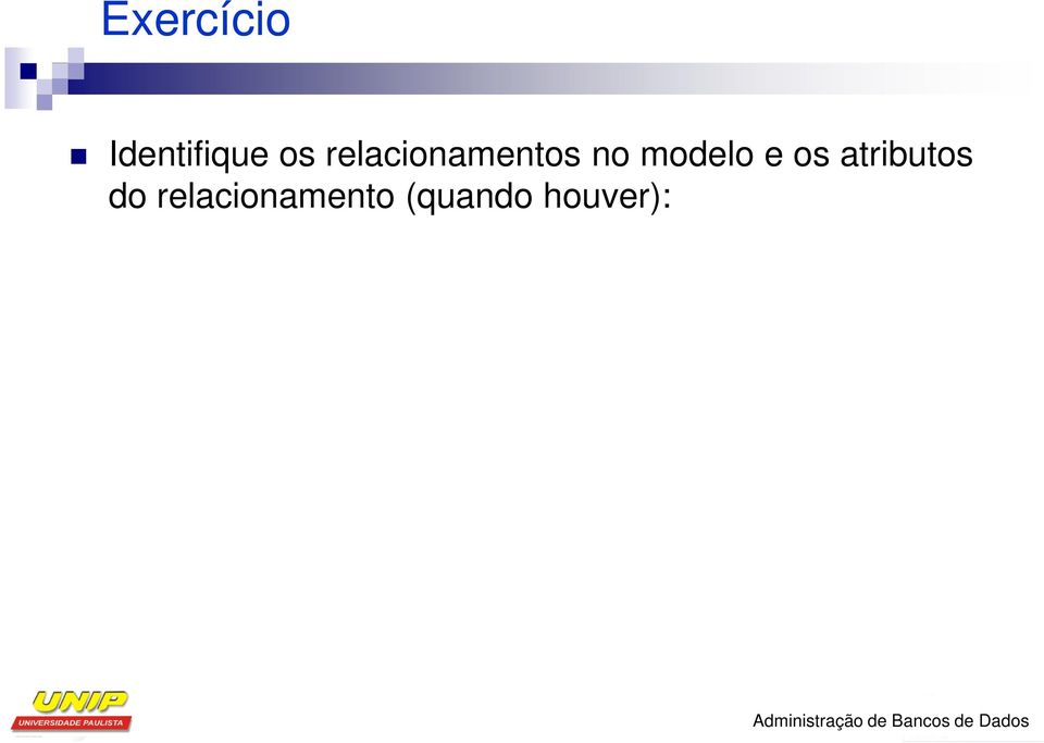 atributos do relacionamento