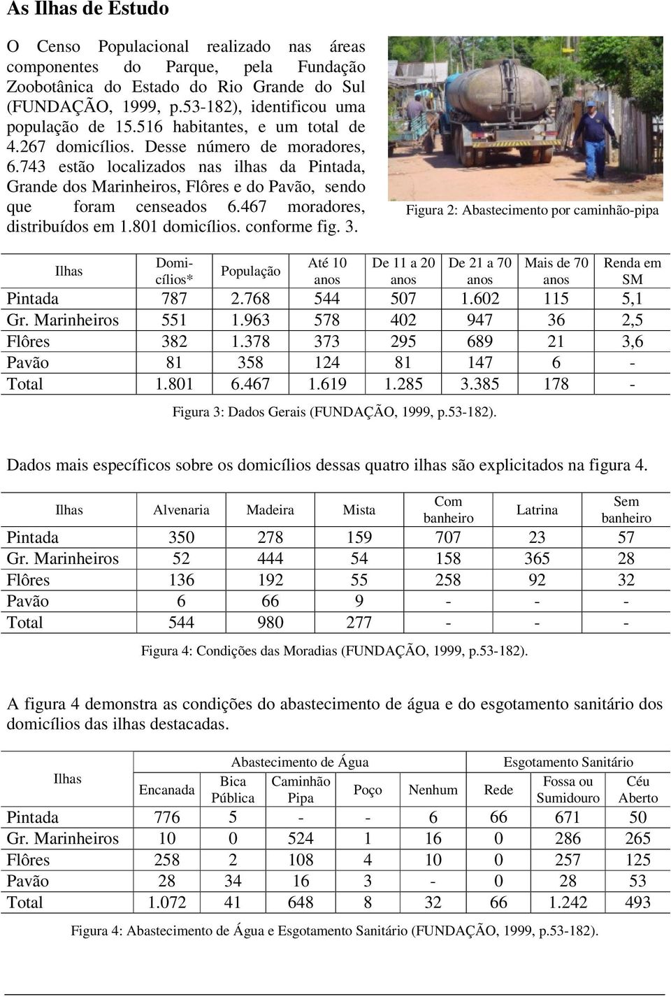 467 moradores, distribuídos em 1.801 domicílios. conforme fig. 3.