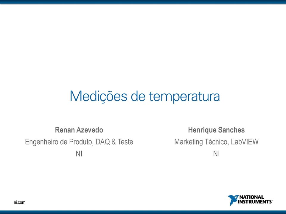 DAQ & Teste NI Henrique