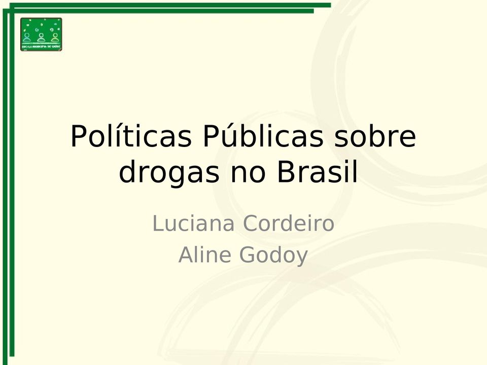 drogas no Brasil