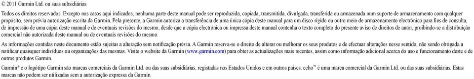 prévia autorização escrita da Garmin.