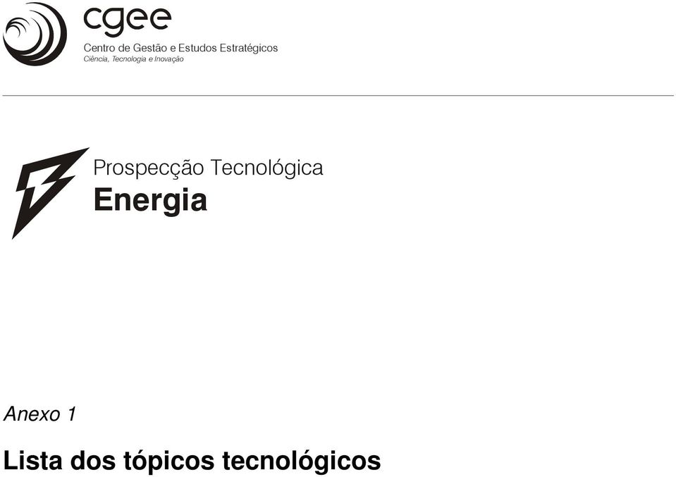 Tecnologia e Inovação Energia