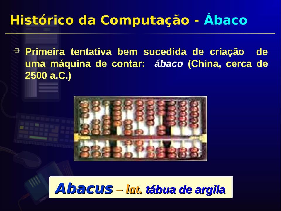 máquina de contar: ábaco (China, cerca