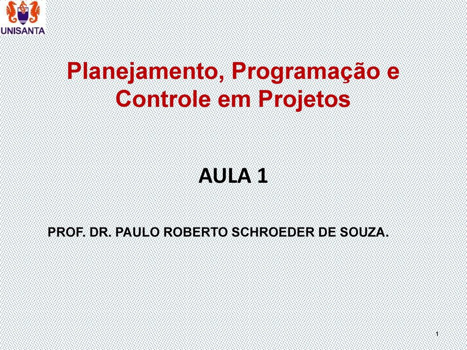 AULA 1 PROF. DR.