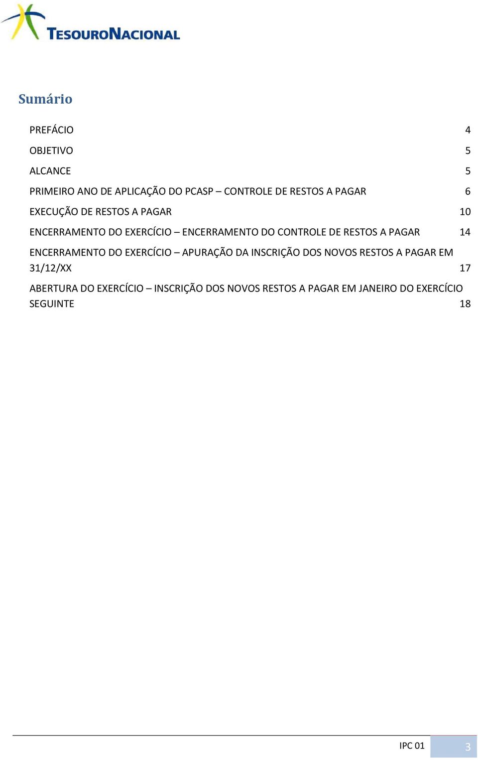 A PAGAR 14 ENCERRAMENTO DO EXERCÍCIO APURAÇÃO DA INSCRIÇÃO DOS NOVOS RESTOS A PAGAR EM 31/12/XX 17