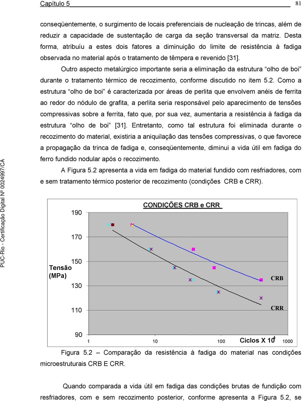 Outro aspecto metalúrgico importante seria a eliminação da estrutura olho de boi durante o tratamento térmico de recozimento, conforme discutido no item 5.2.