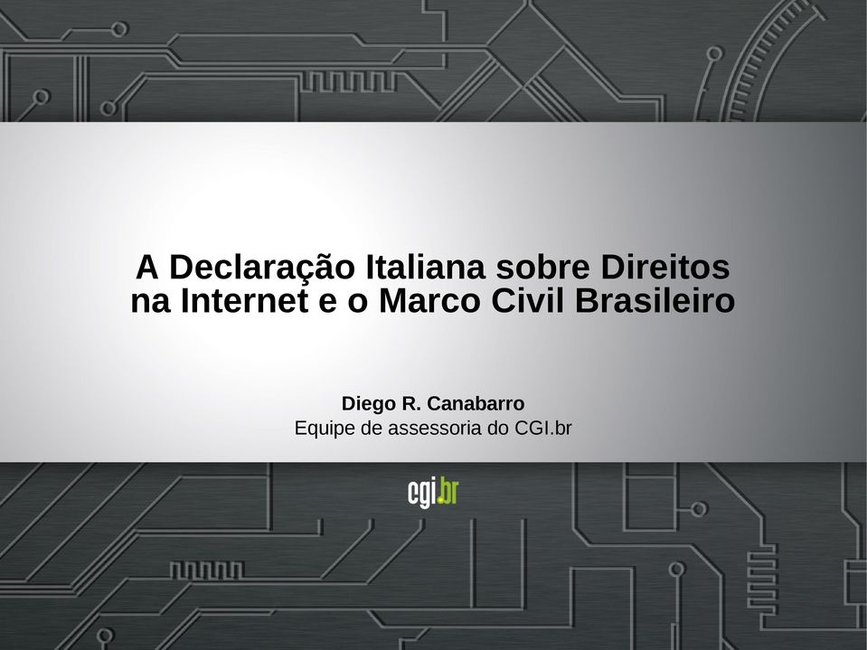 Civil Brasileiro Diego R.