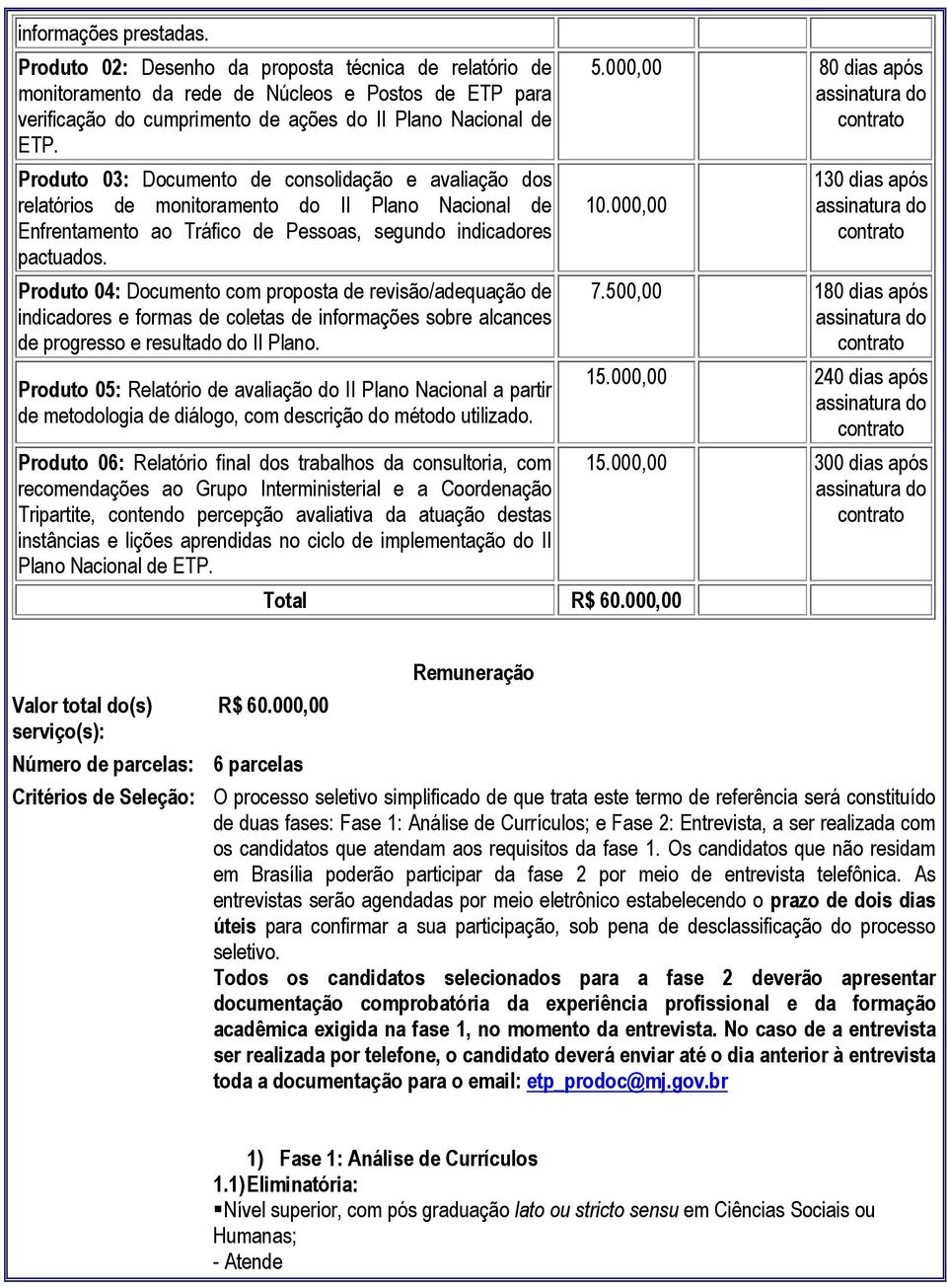 Produto 04: Documento com proposta de revisão/adequação de indicadores e formas de coletas de informações sobre alcances de progresso e resultado do II Plano.