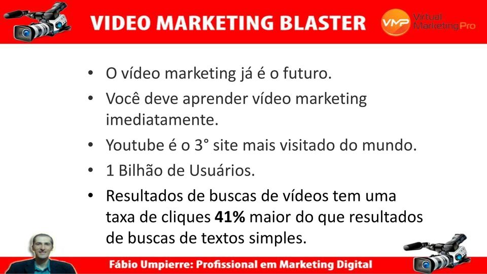 Youtube é o 3 site mais visitado do mundo. 1 Bilhão de Usuários.