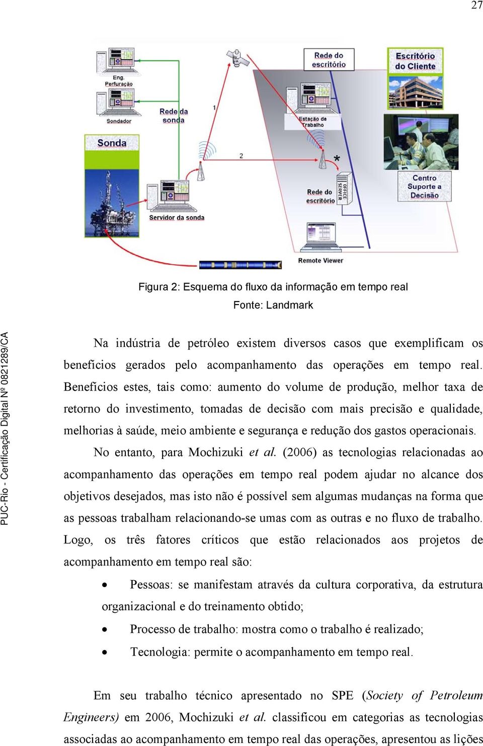 Benefícios estes, tais como: aumento do volume de produção, melhor taxa de retorno do investimento, tomadas de decisão com mais precisão e qualidade, melhorias à saúde, meio ambiente e segurança e