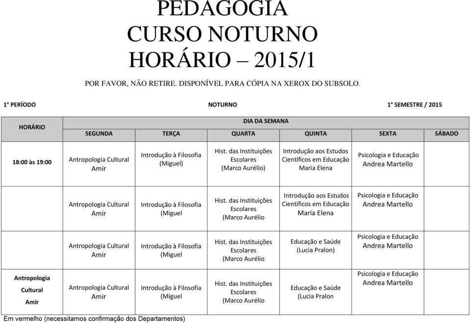 das Instituições Escolares (Marco Aurélio Introdução aos Estudos Científicos em Maria Elena Psicologia e Antropologia Cultural Amir Introdução à Filosofia (Miguel Hist.