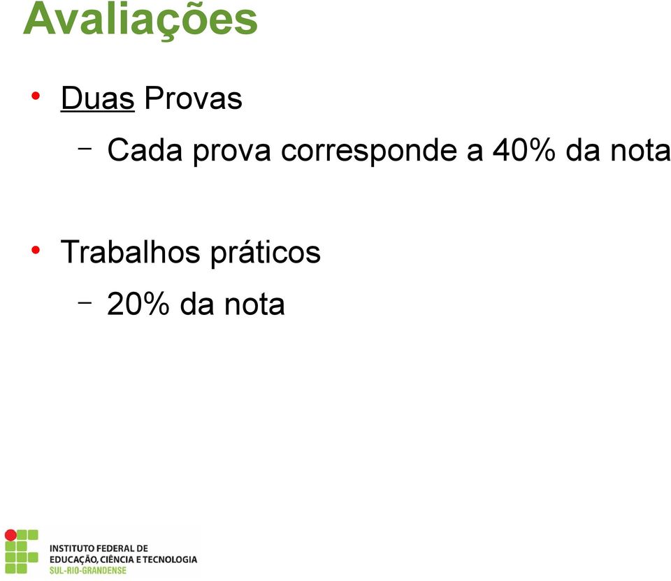 a 40% da nota