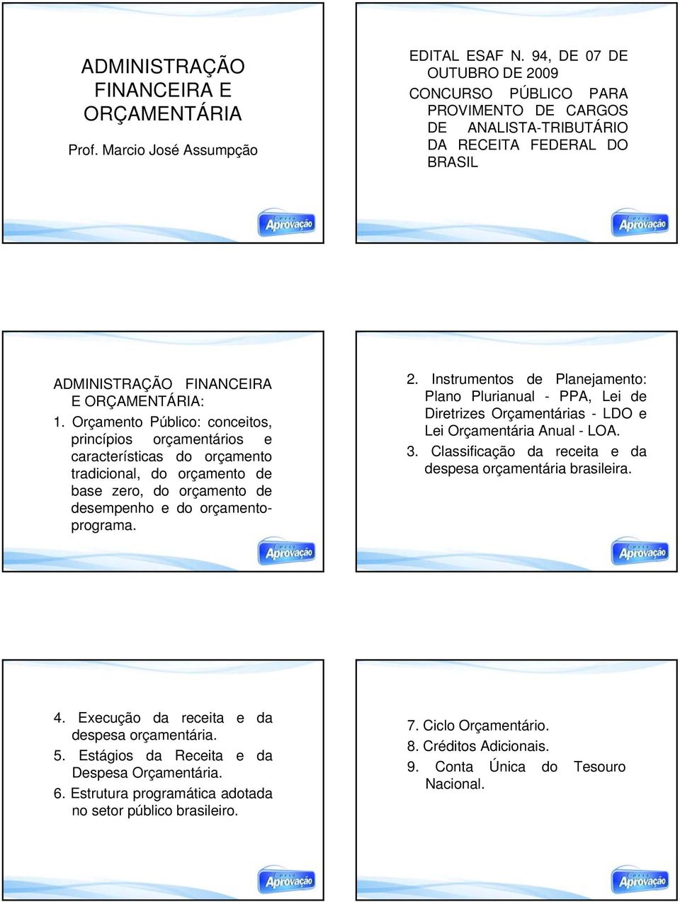 Orçamento Público: conceitos, princípios orçamentários e características do orçamento tradicional, do orçamento de base zero, do orçamento de desempenho e do orçamentoprograma. 2.