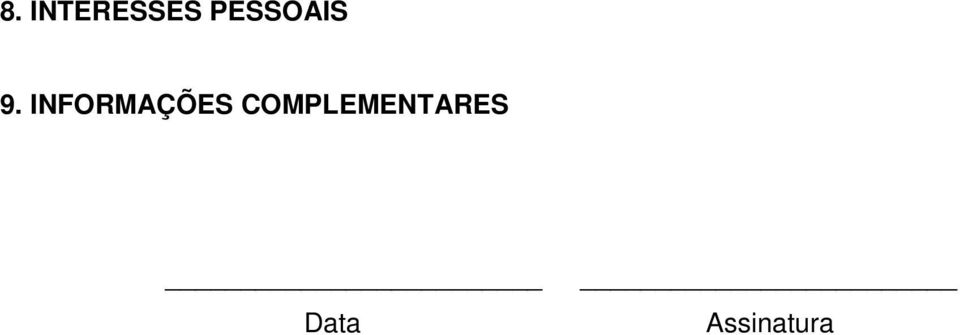 INFORMAÇÕES