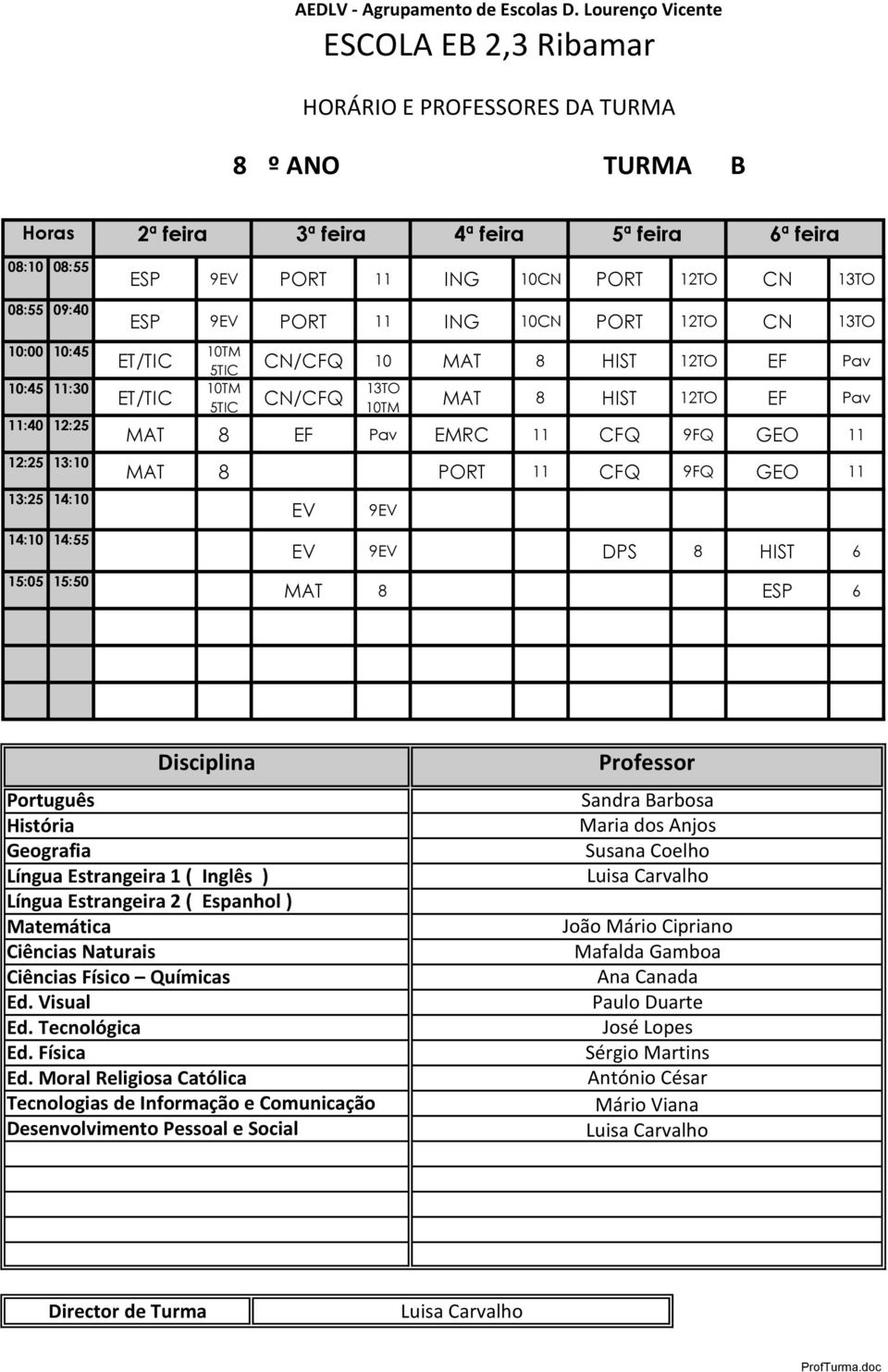 MAT 8 EF Pav EMRC 11 CFQ 9FQ GEO 11 MAT 8 PORT 11 CFQ 9FQ GEO 11 EV 9EV EV 9EV DPS 8 HIST