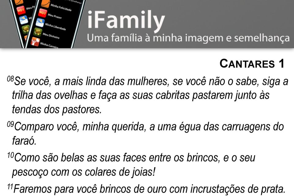 09 Comparo você, minha querida, a uma égua das carruagens do faraó.