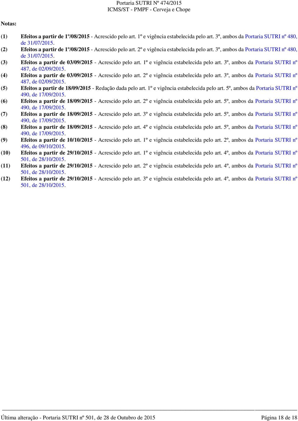 (3) Efeitos a partir de 03/09/2015 - Acrescido pelo art. 1º e vigência estabelecida pelo art. 3º, ambos da Portaria SUTRI nº 487, de 02/09/2015.