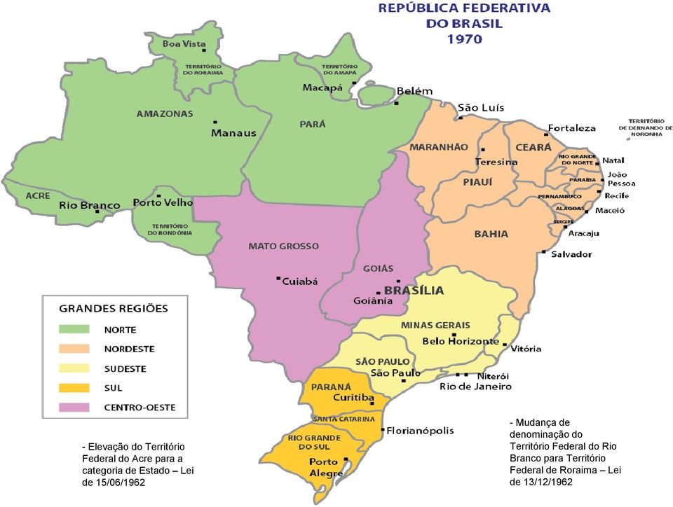 denominação do Território Federal do Rio Branco