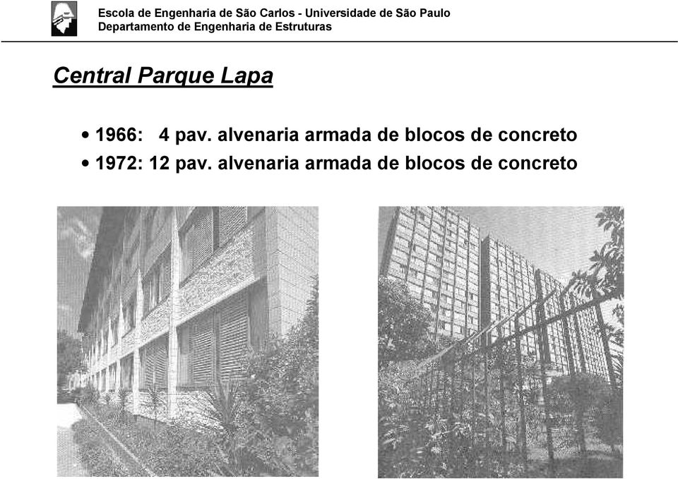 blocos de concreto 1972: 12 