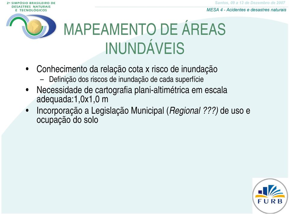 Necessidade de cartografia plani-altimétrica em escala