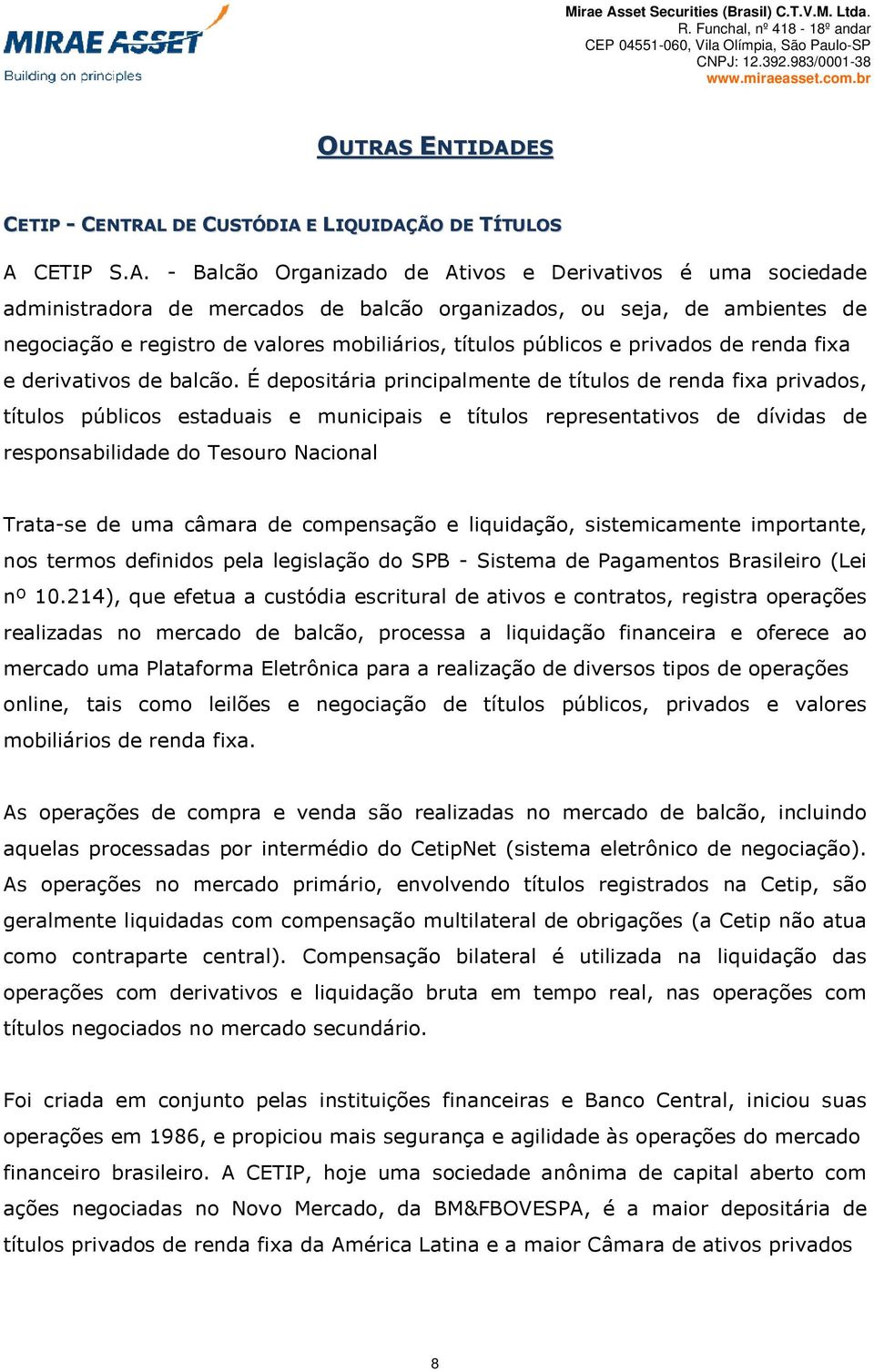 ES CETIP - CENTRAL