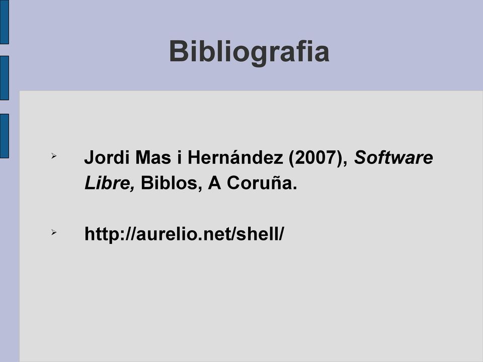 Software Libre, Biblos, A