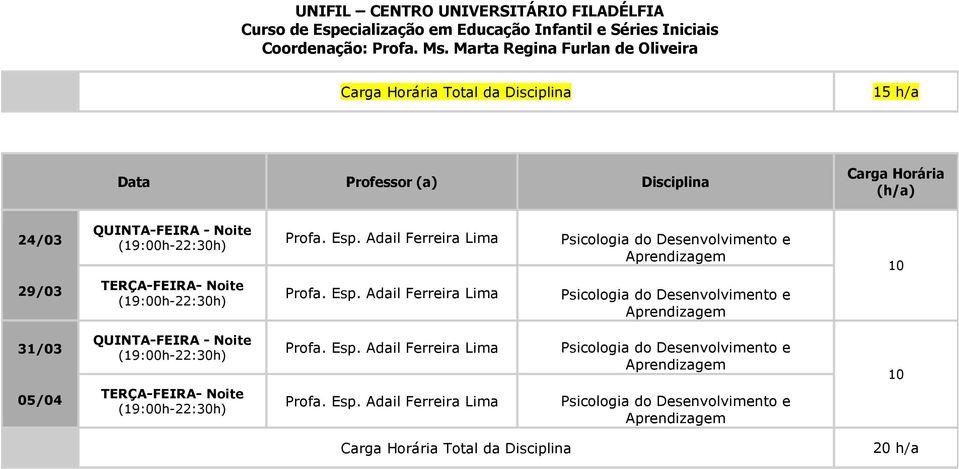 Adail Ferreira Lima Psicologia do Desenvolvimento e Aprendizagem Psicologia do