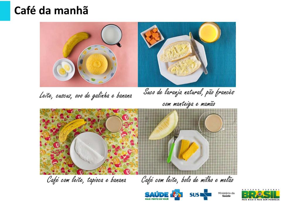 com manteiga e mamão Café com leite, tapioca